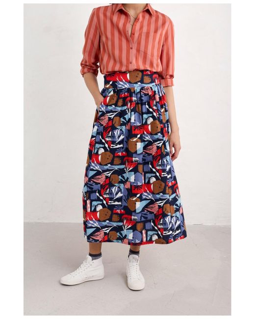 Seasalt Cornwall White Mevagissey Skirt