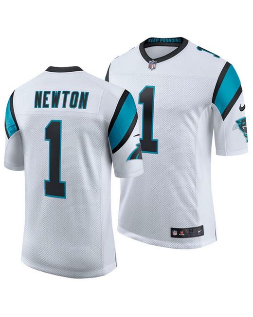 Nike White Cam Newton Carolina Panthers Limited Jersey for men