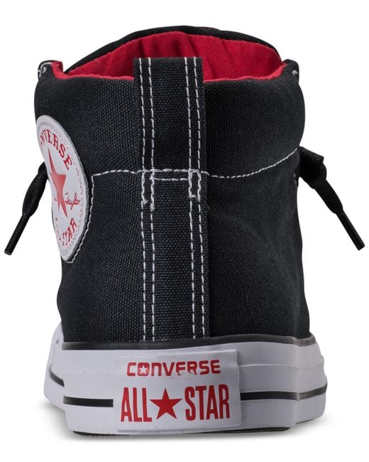 Men's chuck taylor all star high shop street casual sneakers from finish line