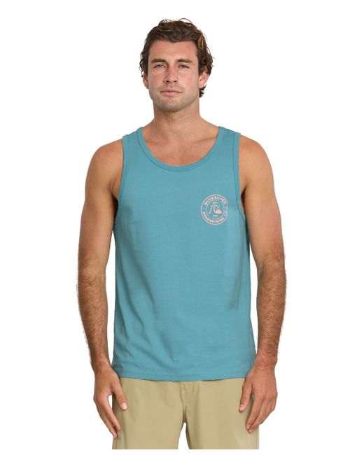 Quiksilver Blue Bubbles Sleeveless Tank Top for men