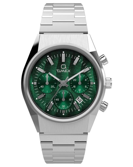 Timex Gray Analog Silver-tone Stainless Steel Watch for men