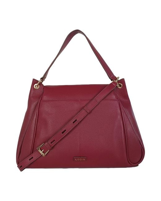 Lodis Red Eclipse Large Shoulder Bag