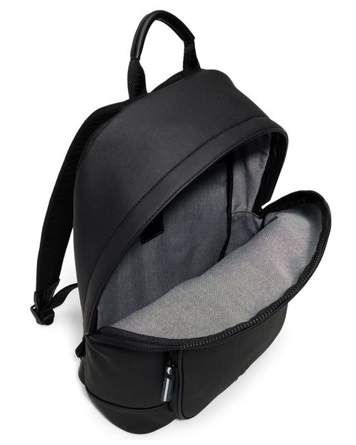 Ted Baker Black Dawson Top Zipper Backpack