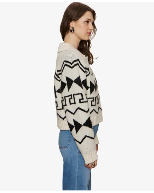 Sanctuary Multicolor Below Zero Fair Isle Popover Sweater
