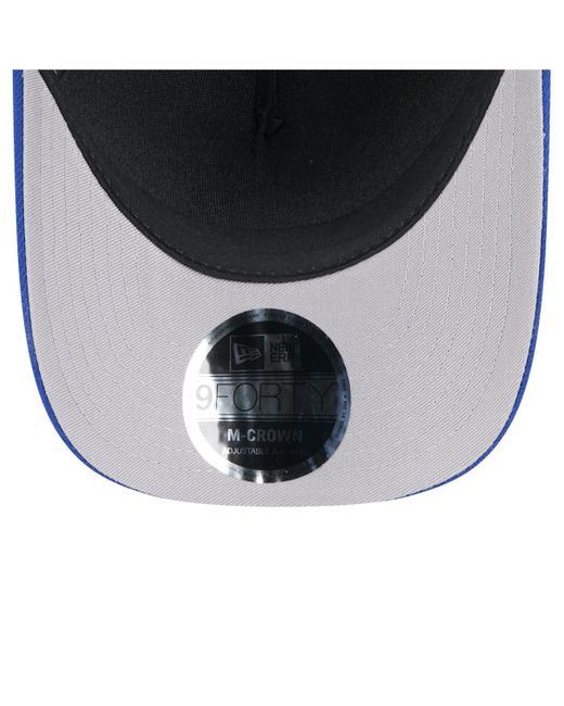 KTZ Blue Black/royal New York Giants 2025 Nfl Draft 9forty A-frame M-crown Adjustable Hat for men