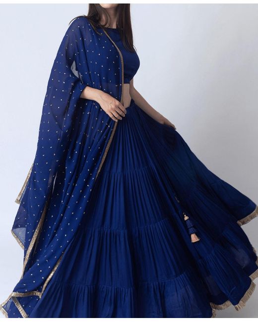 Ras Blue Lehenga Choli