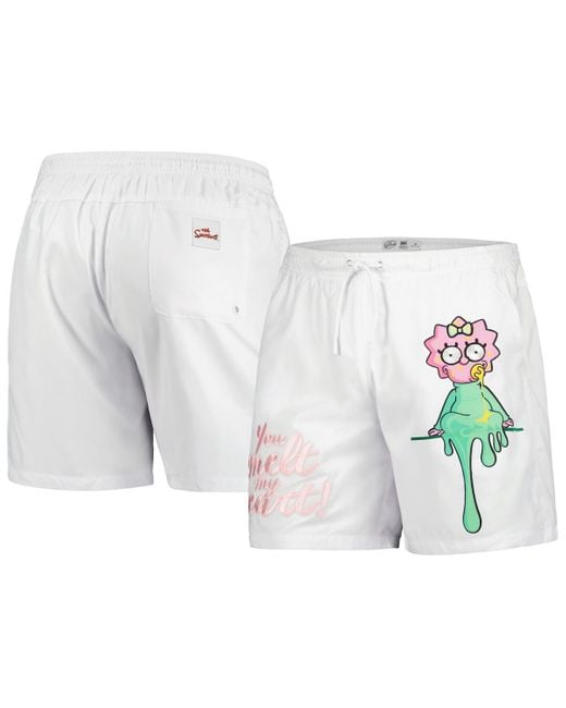 FREEZE MAX White The Simpsons Shorts for men