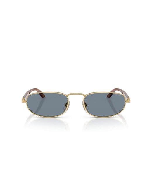 Persol Blue Rectangle Sunglasses