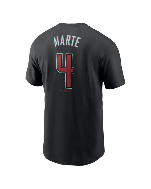 Nike Ketel Marte Arizona Diamondbacks 2024 Fuse Name And Number T-shirt ...