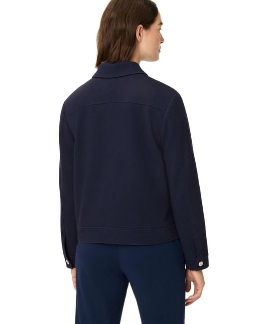 Olsen Blue Pique Jacket
