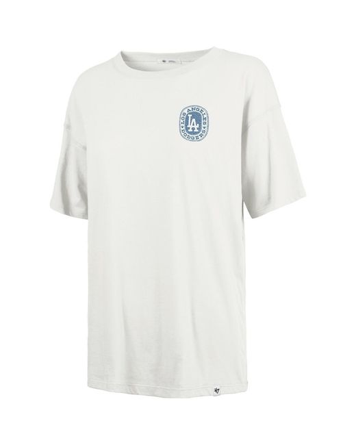 '47 White Los Angeles Dodgers Back Canyon Sadie T-shirt