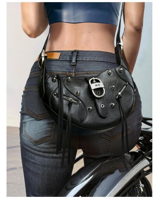 JW PEI White Tessa Crushed Small Shoulder Bag