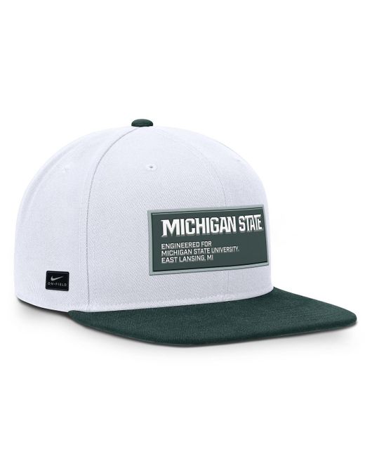 Nike White/navy Penn State Nittany Lions 2025 On-field Patch Pro Dri-fit Snapback Hat for men