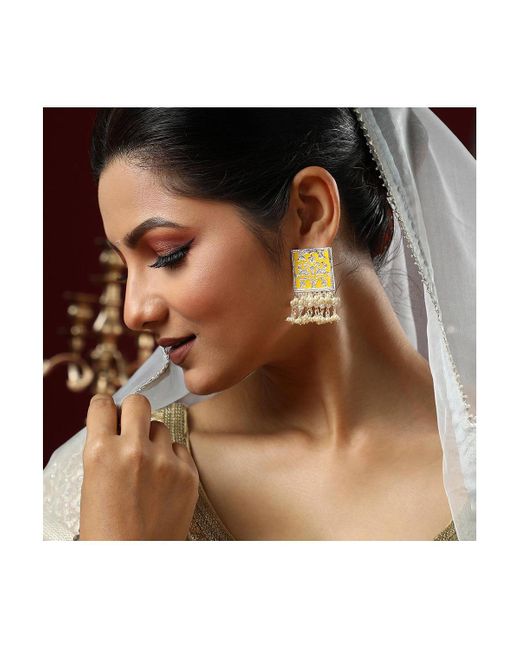 SOH Metallic The Niloufar Drop Earrings