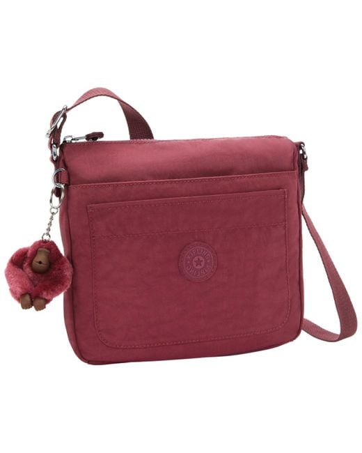 Kipling Red Sebastian Medium Crossbody Bag