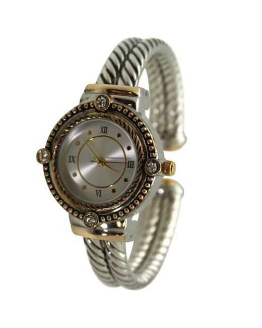 Olivia Pratt Metallic Elegant Classy Roman Numerals And Details Watch