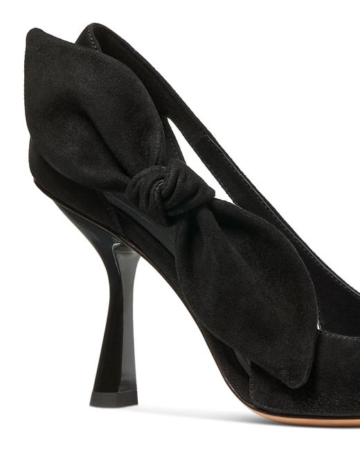 Kate Spade Black Bunnie Suede Slip-on Pumps
