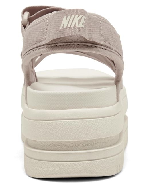 Nike White Icon Classic Sandals From Finish Line