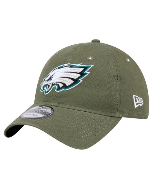 KTZ Green Philadelphia Eagles Main 9twenty Adjustable Hat for men