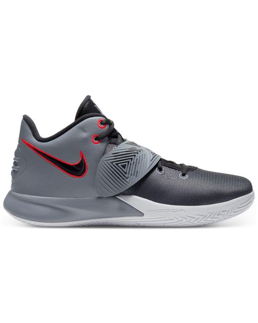 Nike Gray Kyrie Flytrap 3 Basketball Shoes for men