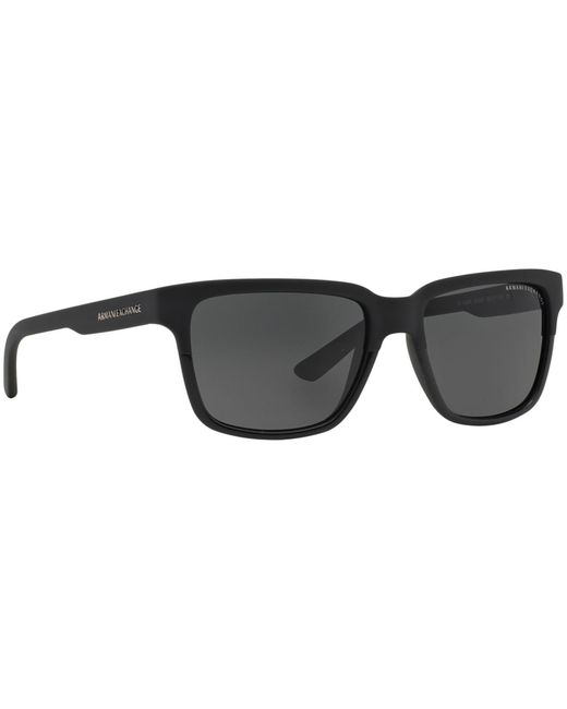 ARMANI EXCHANGE Black Polarized Sunglasses Ax4026s