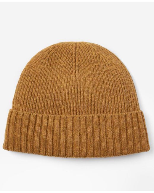 Barbour Brown Carlton Beanie for men
