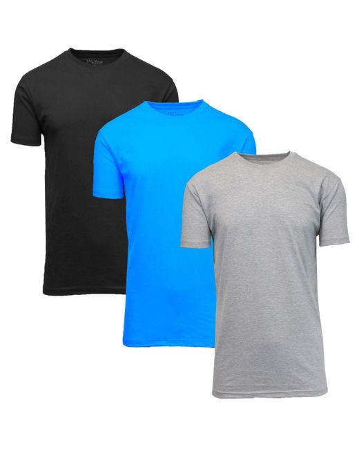 Galaxy By Harvic Cotton Crewneck Tshirts, Pack Of 3 in Blue for Men Lyst