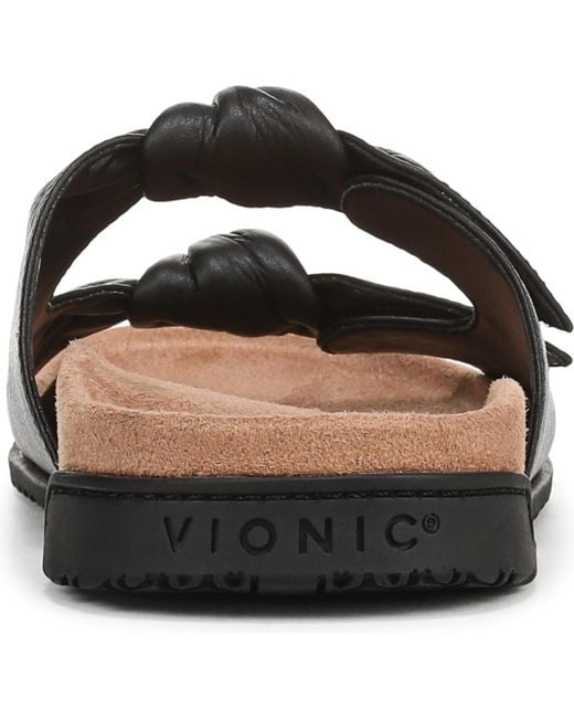 Vionic Brown Elara Slide Sandals