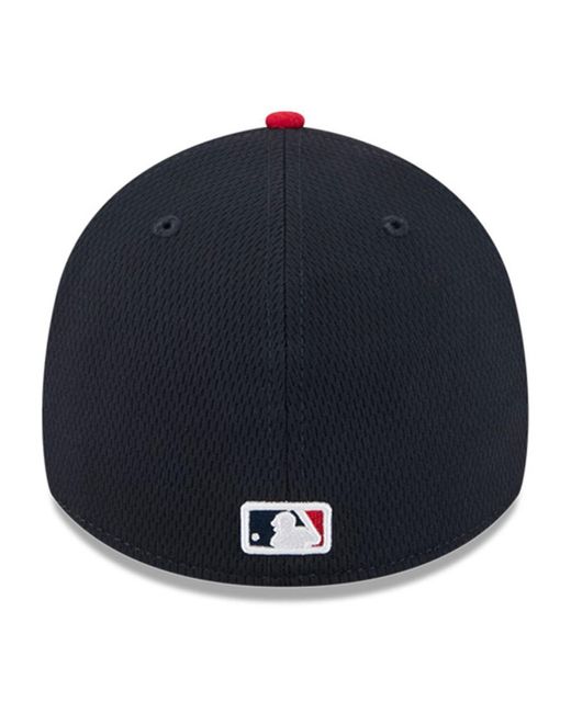 KTZ Blue Navy/red Kansas City Royals 2025 Mlb All-star Game Workout 39thirty Flex Hat for men