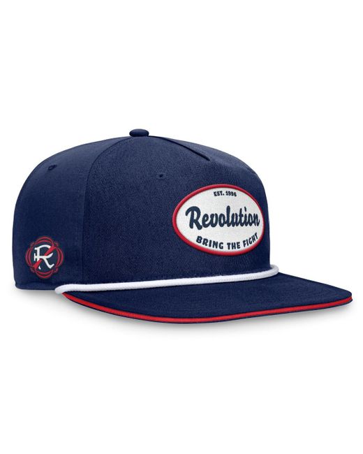 Fanatics Blue Branded Navy New England Revolution Iron Golf Snapback Hat for men