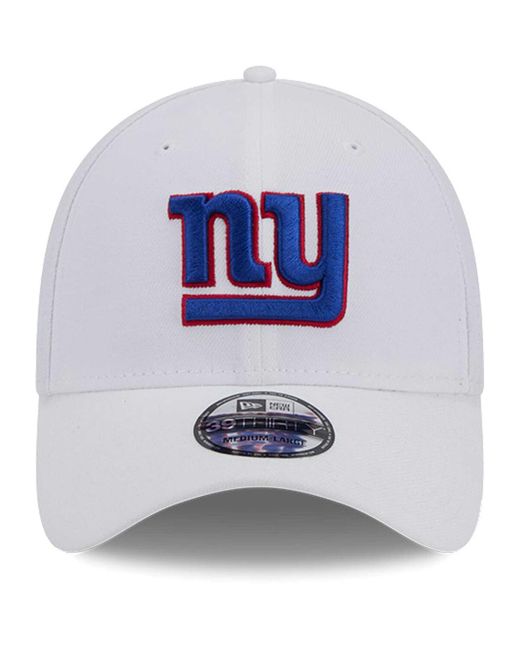 KTZ White New York Giants Main 39thirty Flex Hat for men