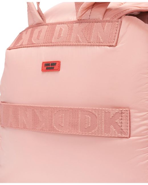 DKNY Pink Underground Draw String Backpack