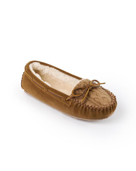 Minnetonka Women's Natural Cosi Sweater Slippers