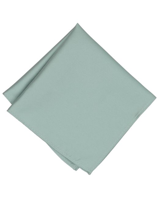 Alfani Blue Braden Solid Bow Tie & Pocket Square for men
