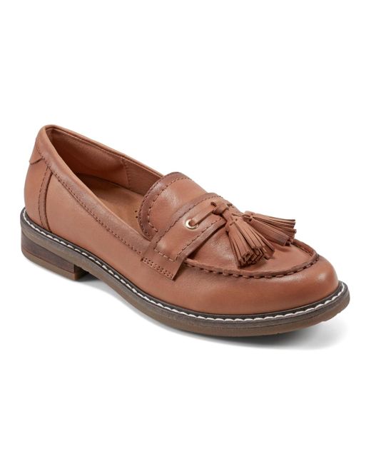 Easy Spirit Brown Janelle Slip-on Round Toe Casual Loafers
