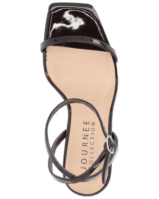 Journee Collection Metallic Telilah Platform Stilettos