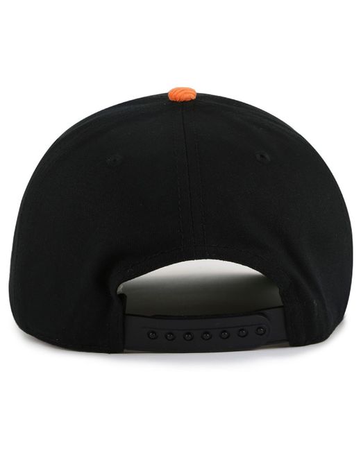 American Needle Black/orange Philadelphia Flyers Burnett Adjustable Hat for men