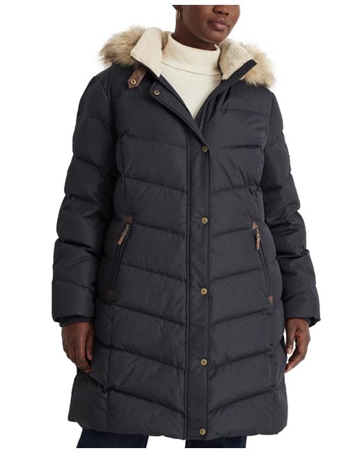 ralph lauren plus size womens coats