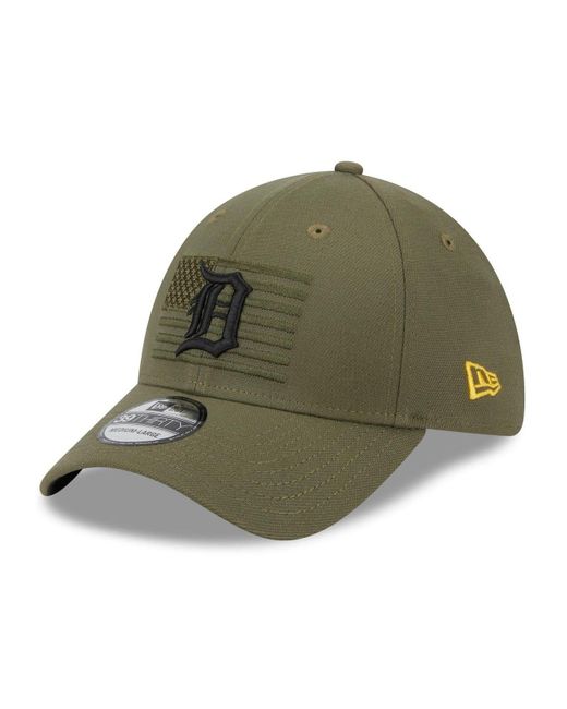 Men's New Era Green Detroit Tigers 2023 Armed Forces Day On-Field 59FIFTY Fitted Hat