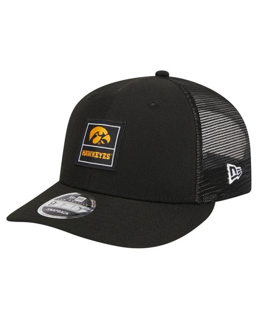 KTZ Black Iowa Hawkeyes Labeled 9fifty Snapback Hat for men