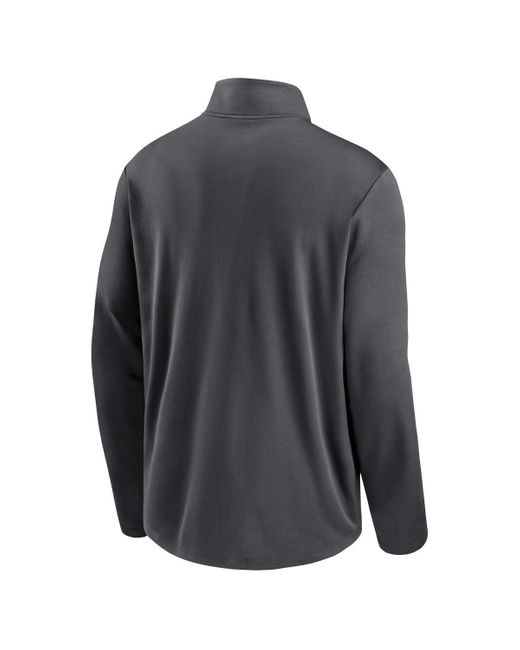 Nike Gray Tennessee Volunteers Pacer Half-zip Pullover Top for men
