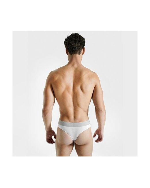 Rounderbum White Package Thong for men