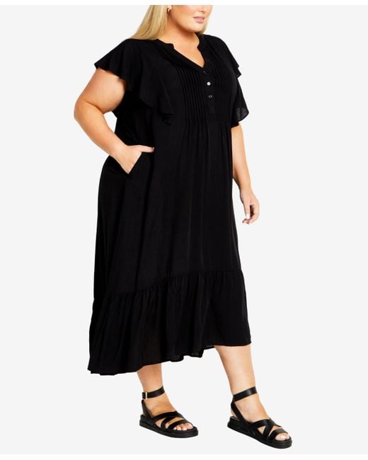 Avenue Black Plus Size Bellini Maxi Dress