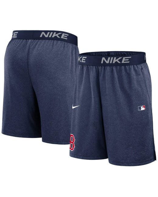 Nike Blue Boston Red Sox Authentic Collection Performance Knit Shorts for men