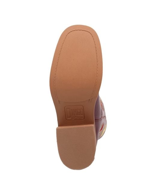 Dingo Red Bloom Leather Boot