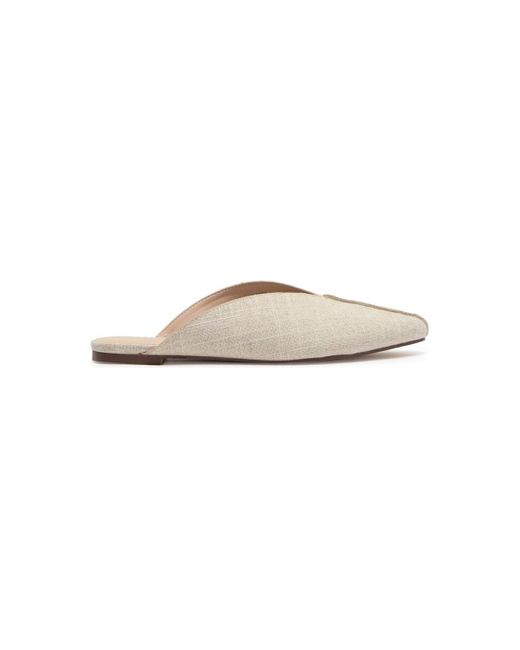 French Connection Black H Halston Slip On Flat Mules