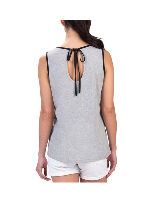 G-III 4Her by Carl Banks Gray Nascar Fastest Lap Fashion Tank Top