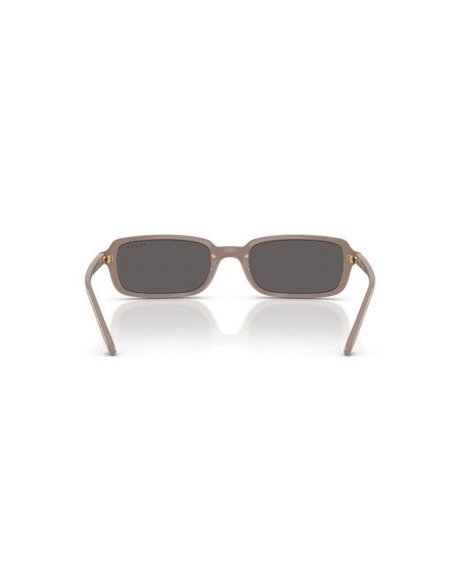 Vogue Eyewear White Rectangle Sunglasses