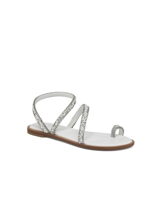 Grace White Positano Sandal