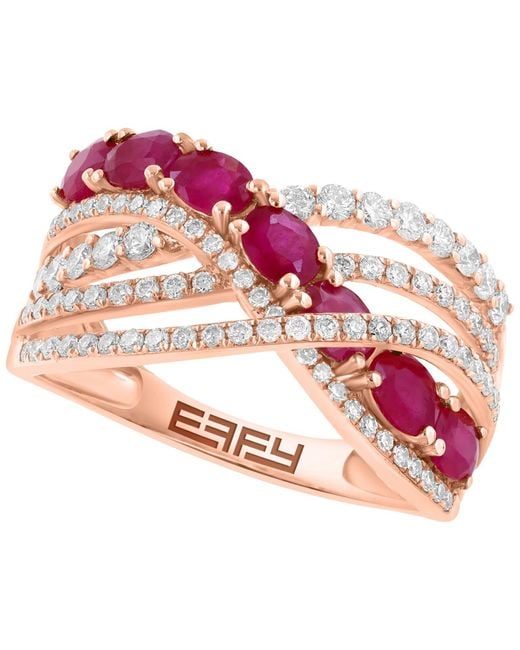 Effy Pink Ruby (1-5/8 Ct. T.w.